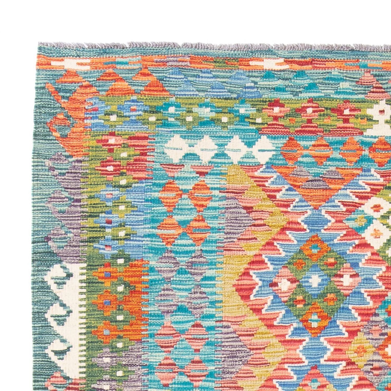 Tappeto Kelim - Splash - 196 x 152 cm - multicolore
