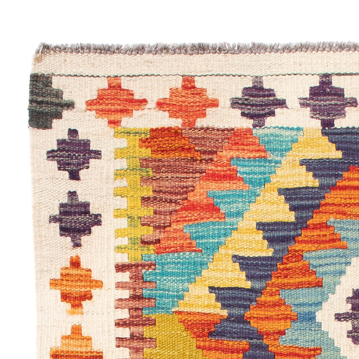 Tappeto Kelim - Splash - 84 x 62 cm - multicolore