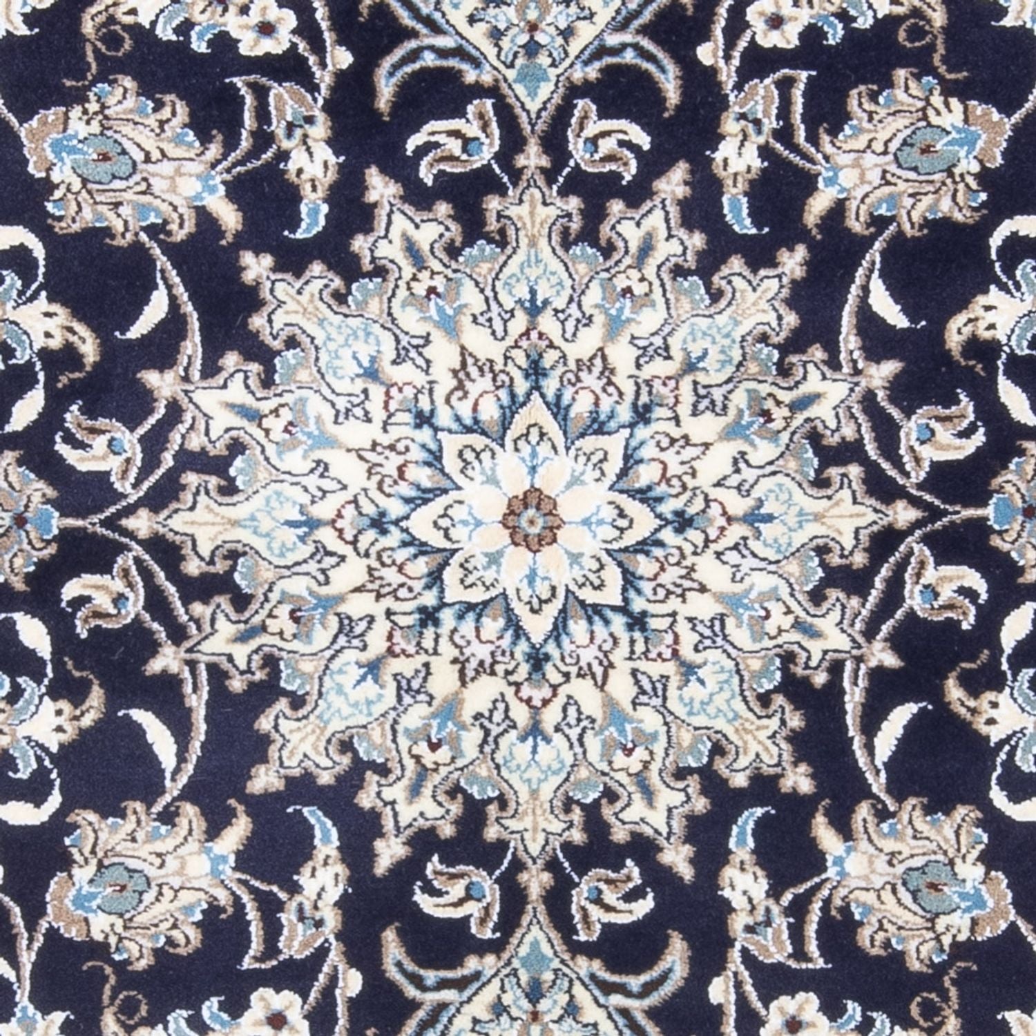 Tappeto Persero - Nain - 202 x 144 cm - blu scuro