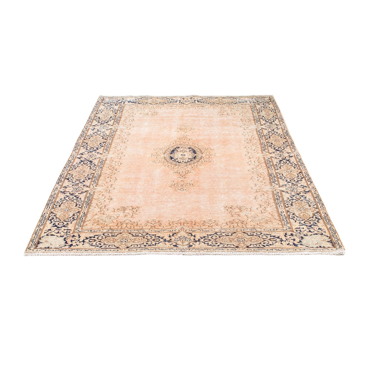 Tappeto vintage - 212 x 122 cm - rosa
