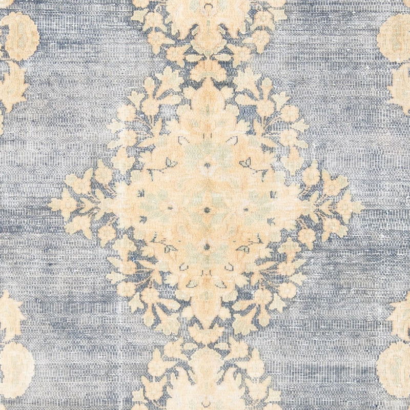 Tappeto vintage - 225 x 147 cm - blu chiaro