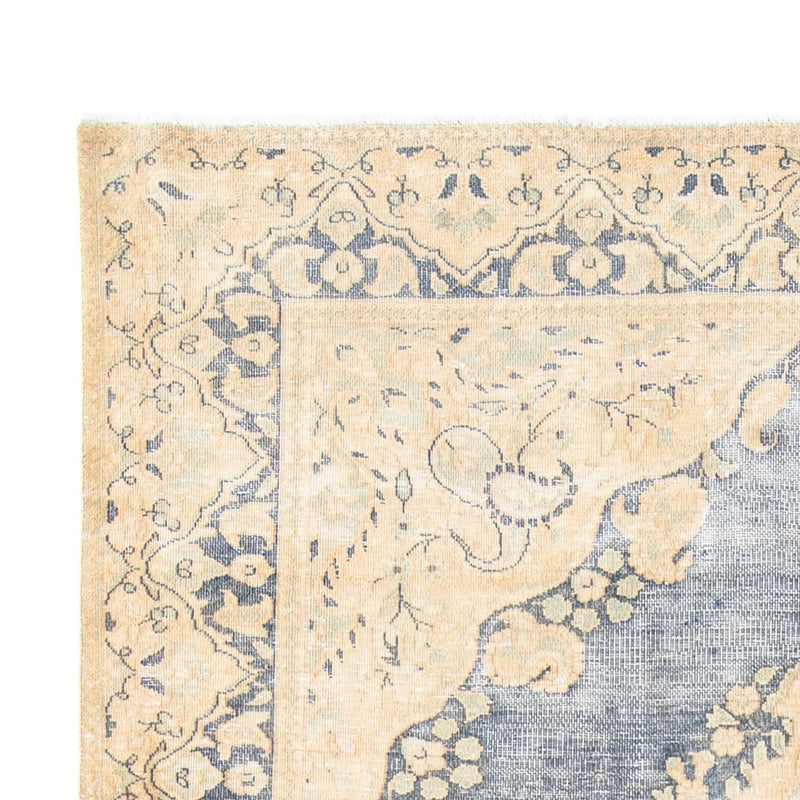 Tappeto vintage - 225 x 147 cm - blu chiaro