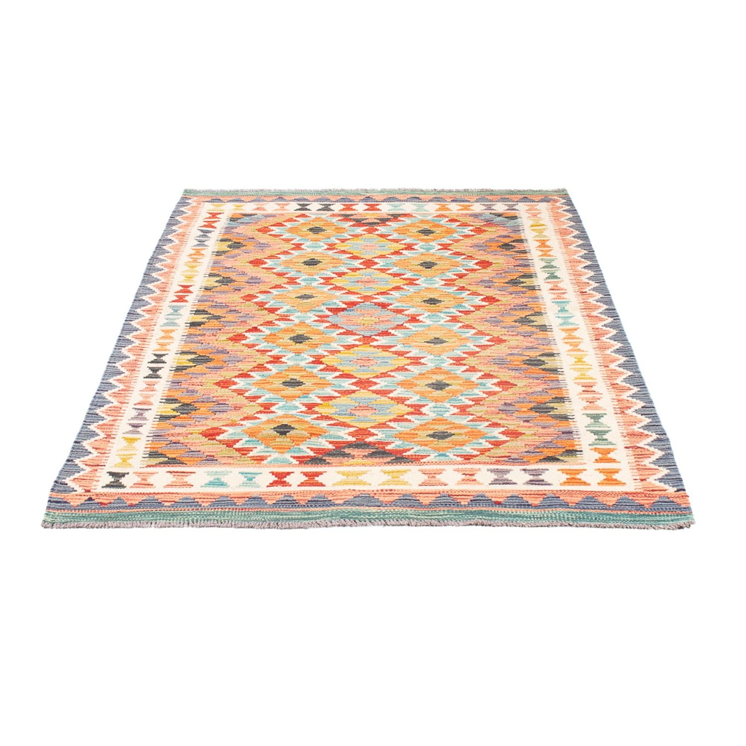 Tappeto Kelim - Splash - 156 x 105 cm - multicolore