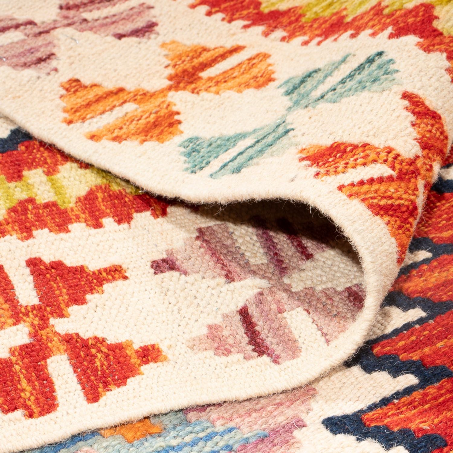 Tappeto Kelim - Splash - 150 x 101 cm - multicolore