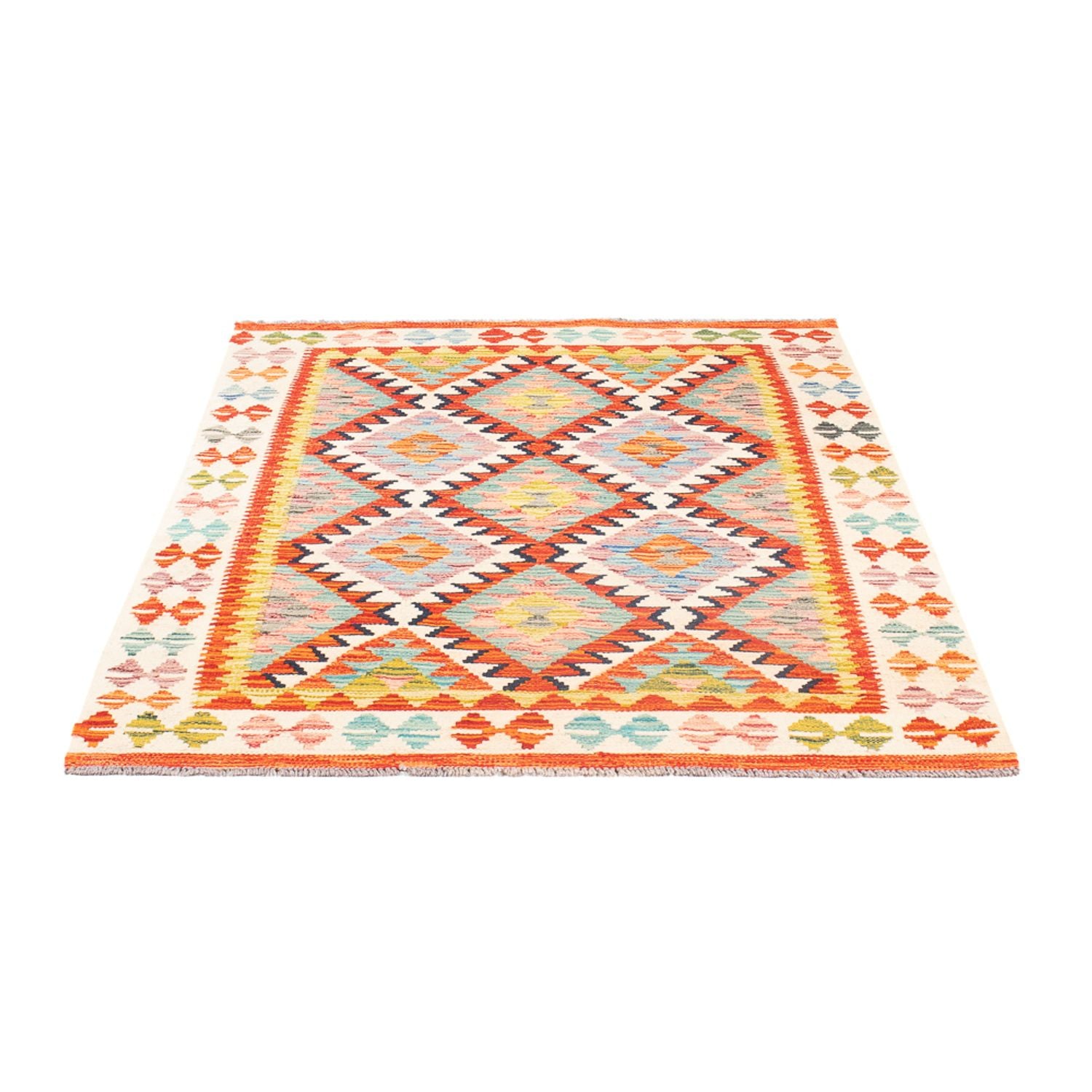 Tappeto Kelim - Splash - 150 x 101 cm - multicolore