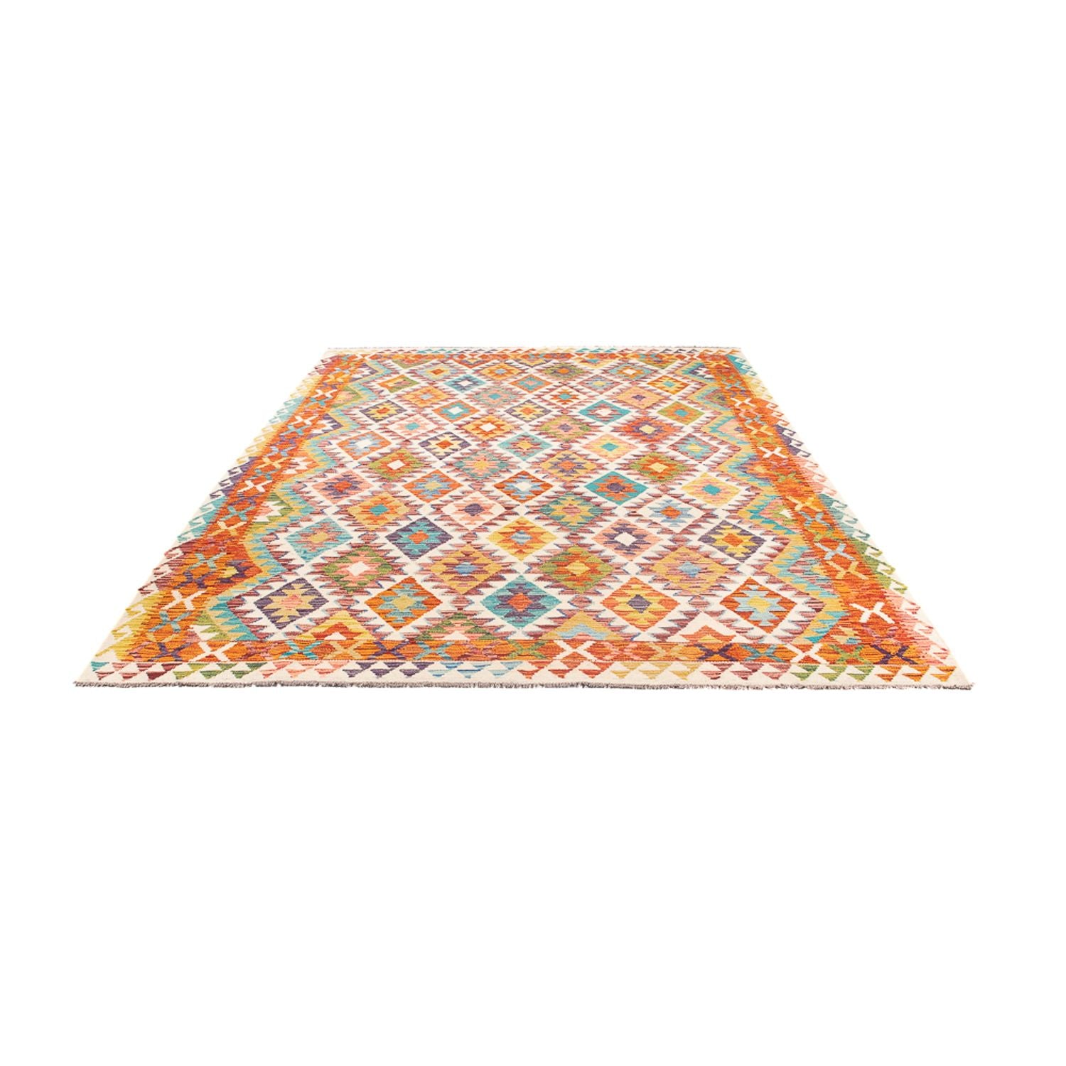 Tappeto Kelim - Splash - 290 x 205 cm - multicolore