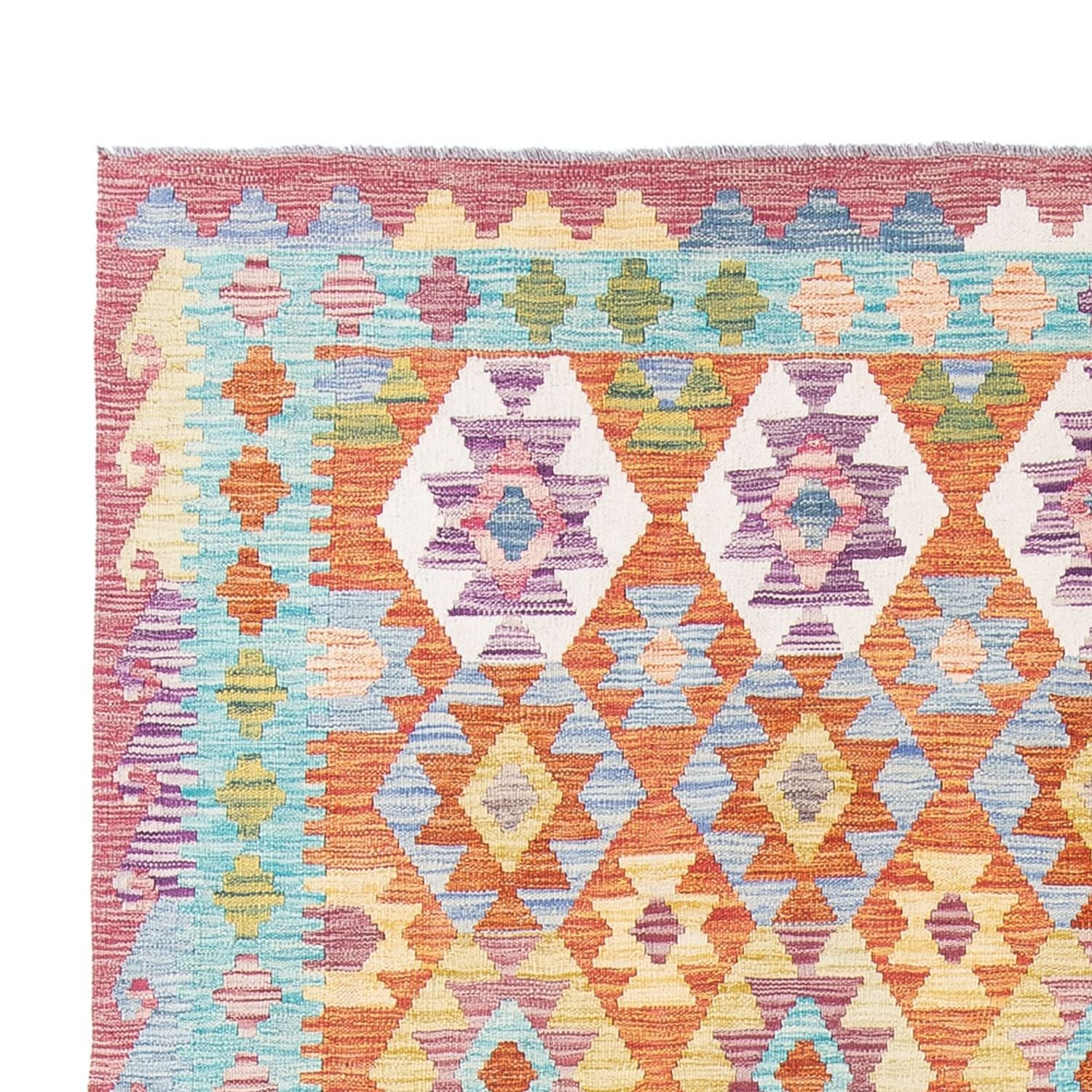 Tappeto Kelim - Splash - 298 x 199 cm - multicolore