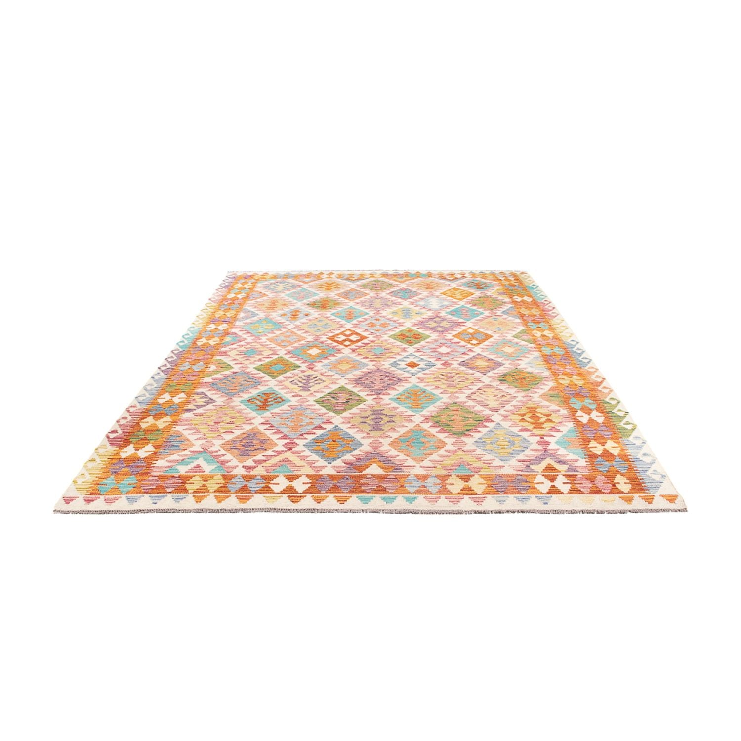 Tappeto Kelim - Splash - 291 x 198 cm - multicolore