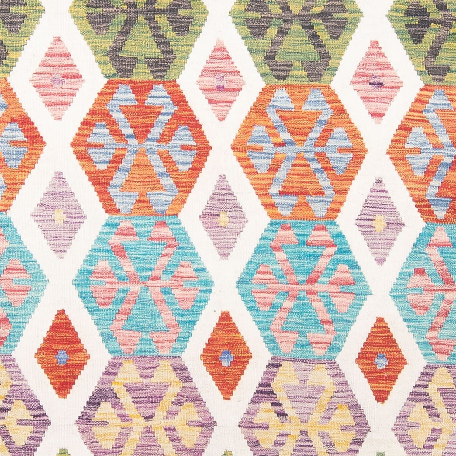 Tappeto Kelim - Splash - 305 x 203 cm - multicolore