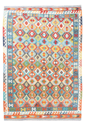 Tappeto Kelim - Splash - 290 x 202 cm - multicolore