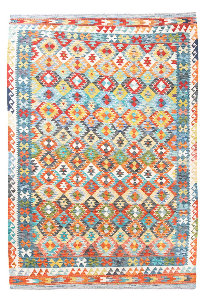 Tappeto Kelim - Splash - 290 x 202 cm - multicolore