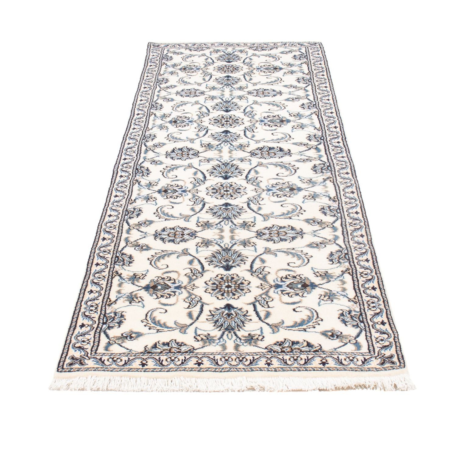 Tappeto corsia Tappeto Persero - Nain - 264 x 74 cm - crema