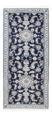 Tappeto corsia Tappeto Persero - Nain - 190 x 79 cm - blu scuro