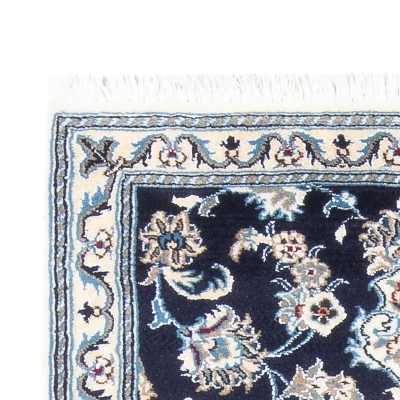 Tappeto corsia Tappeto Persero - Nain - 190 x 79 cm - blu scuro