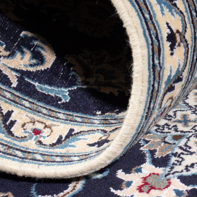 Tappeto corsia Tappeto Persero - Nain - 190 x 79 cm - blu scuro