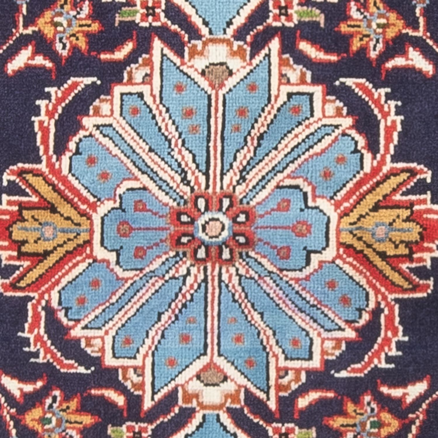 Tappeto Persero - Keshan - 128 x 64 cm - blu scuro
