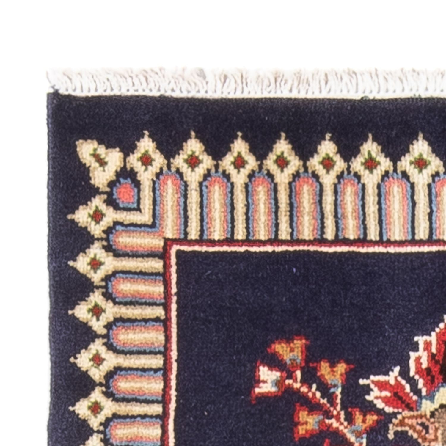 Tappeto Persero - Keshan - 128 x 64 cm - blu scuro