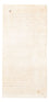 Tappeto Gabbeh - Persero - 146 x 73 cm - bianco naturale