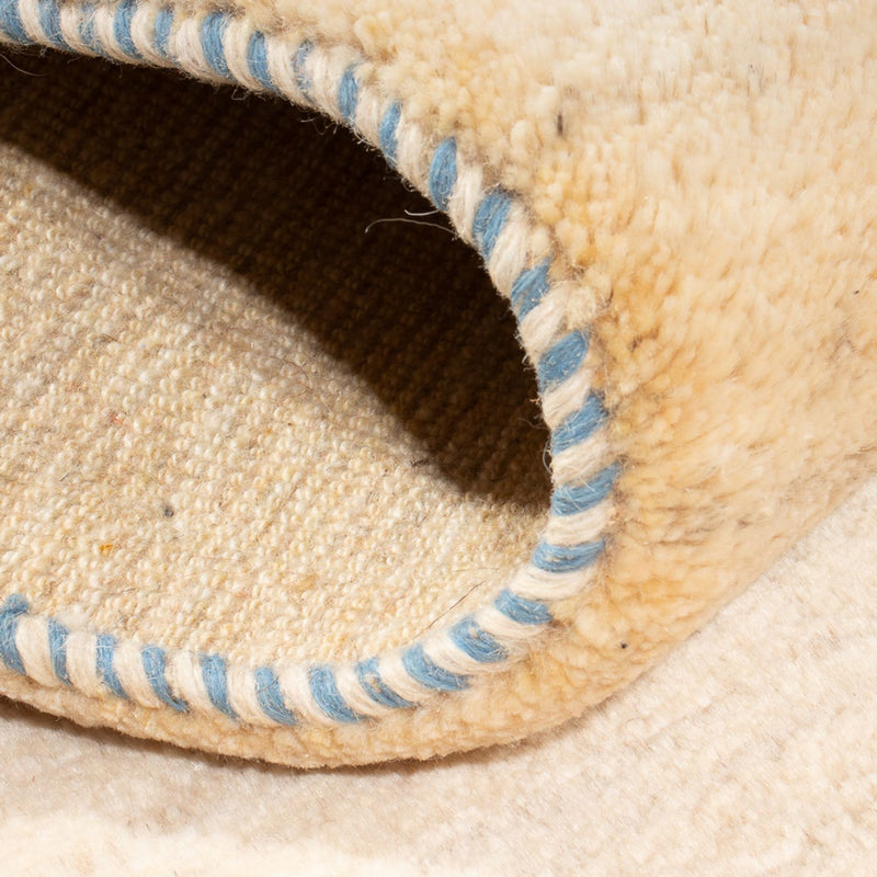 Tappeto Gabbeh - Persero - 146 x 73 cm - bianco naturale