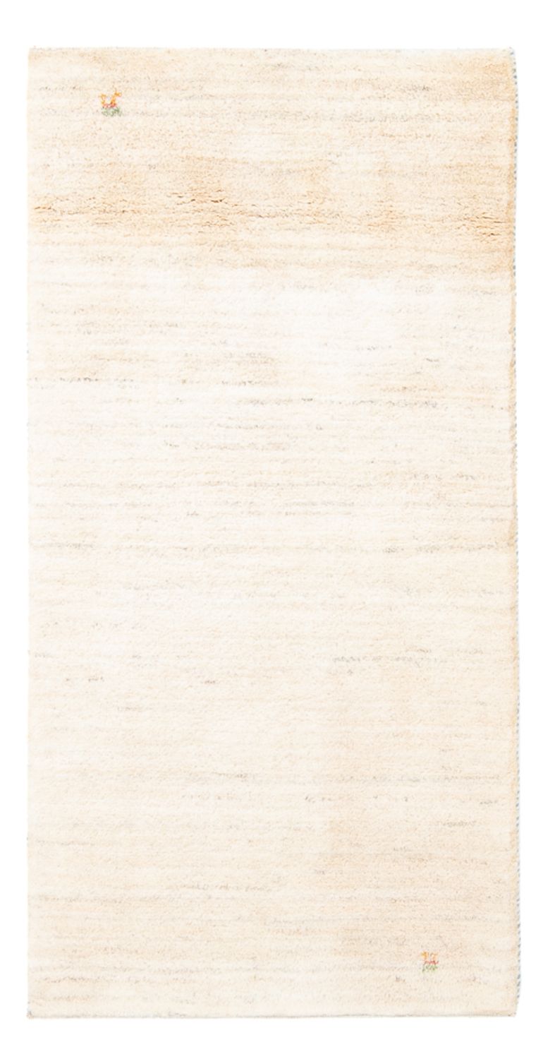 Tappeto Gabbeh - Persero - 144 x 71 cm - bianco naturale