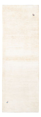 Tappeto corsia Tappeto Gabbeh - Persero - 247 x 82 cm - bianco naturale