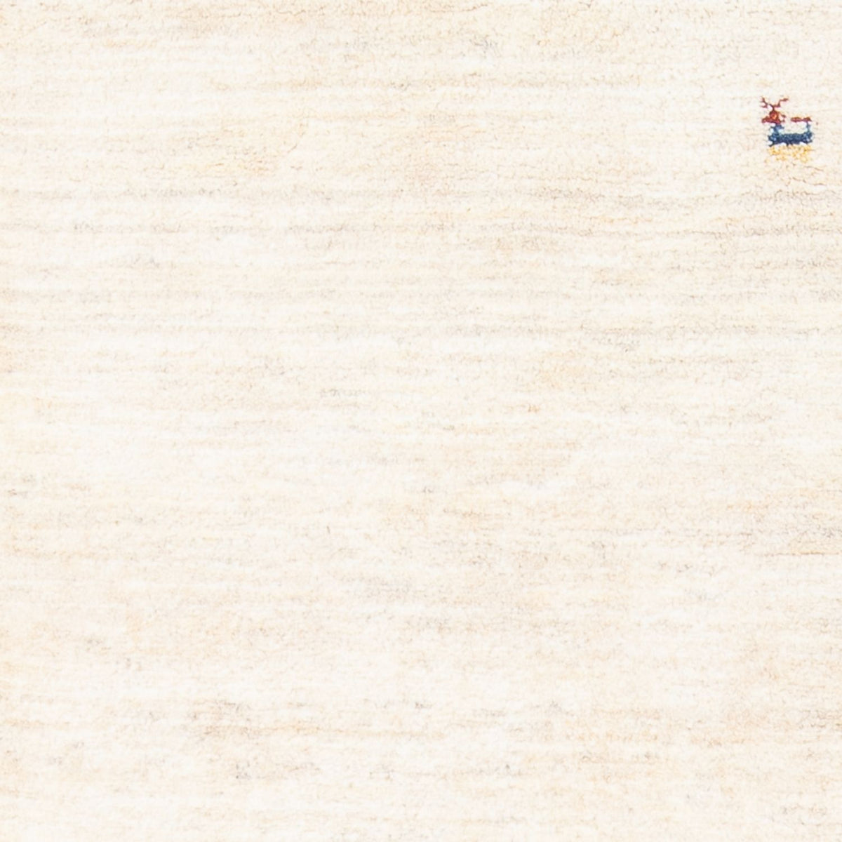 Tappeto corsia Tappeto Gabbeh - Persero - 247 x 82 cm - bianco naturale