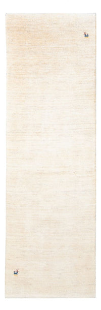 Tappeto corsia Tappeto Gabbeh - Persero - 245 x 79 cm - bianco naturale