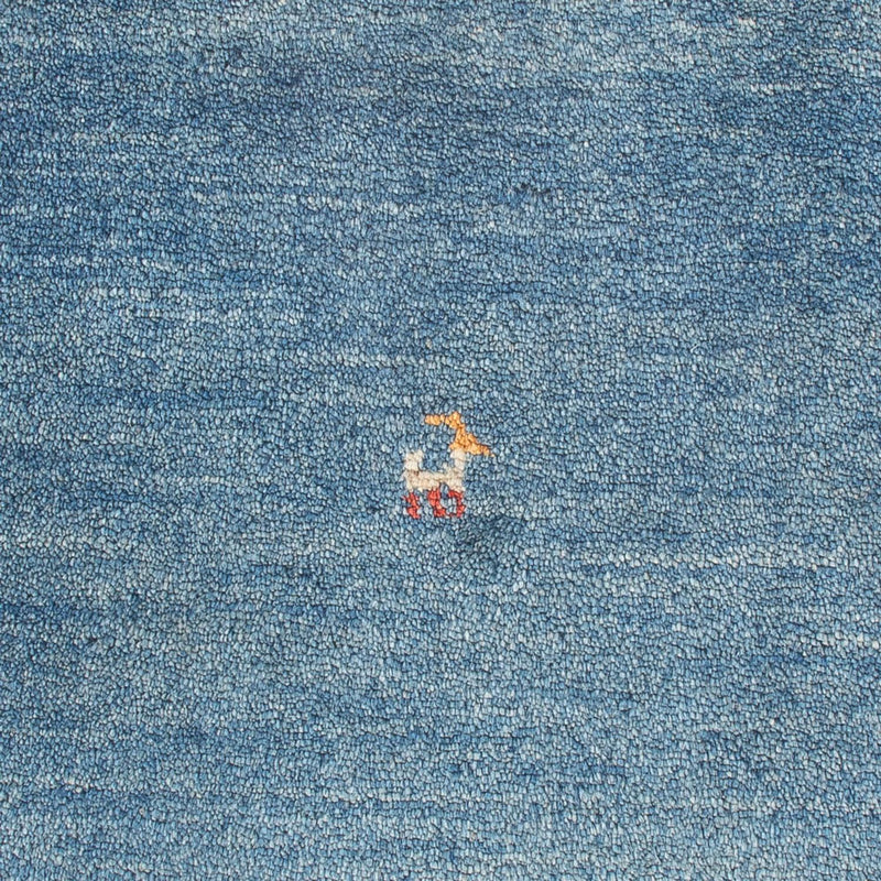 Tappeto Gabbeh - Persero - 84 x 60 cm - blu mare