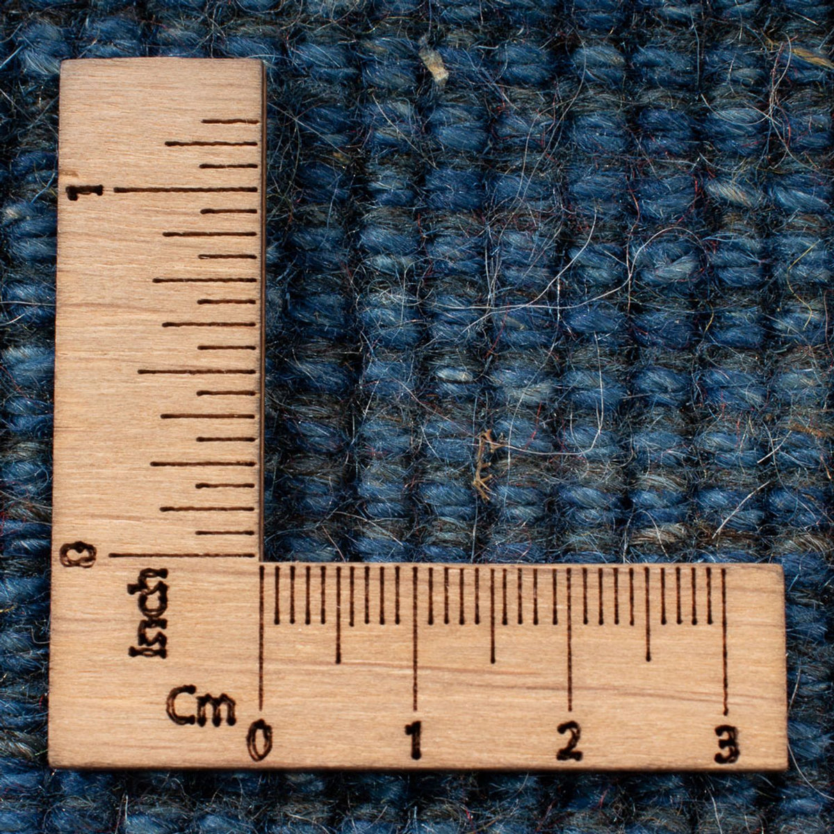 Tappeto Gabbeh - Persero - 84 x 60 cm - blu mare