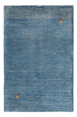 Tappeto Gabbeh - Persero - 88 x 62 cm - blu mare