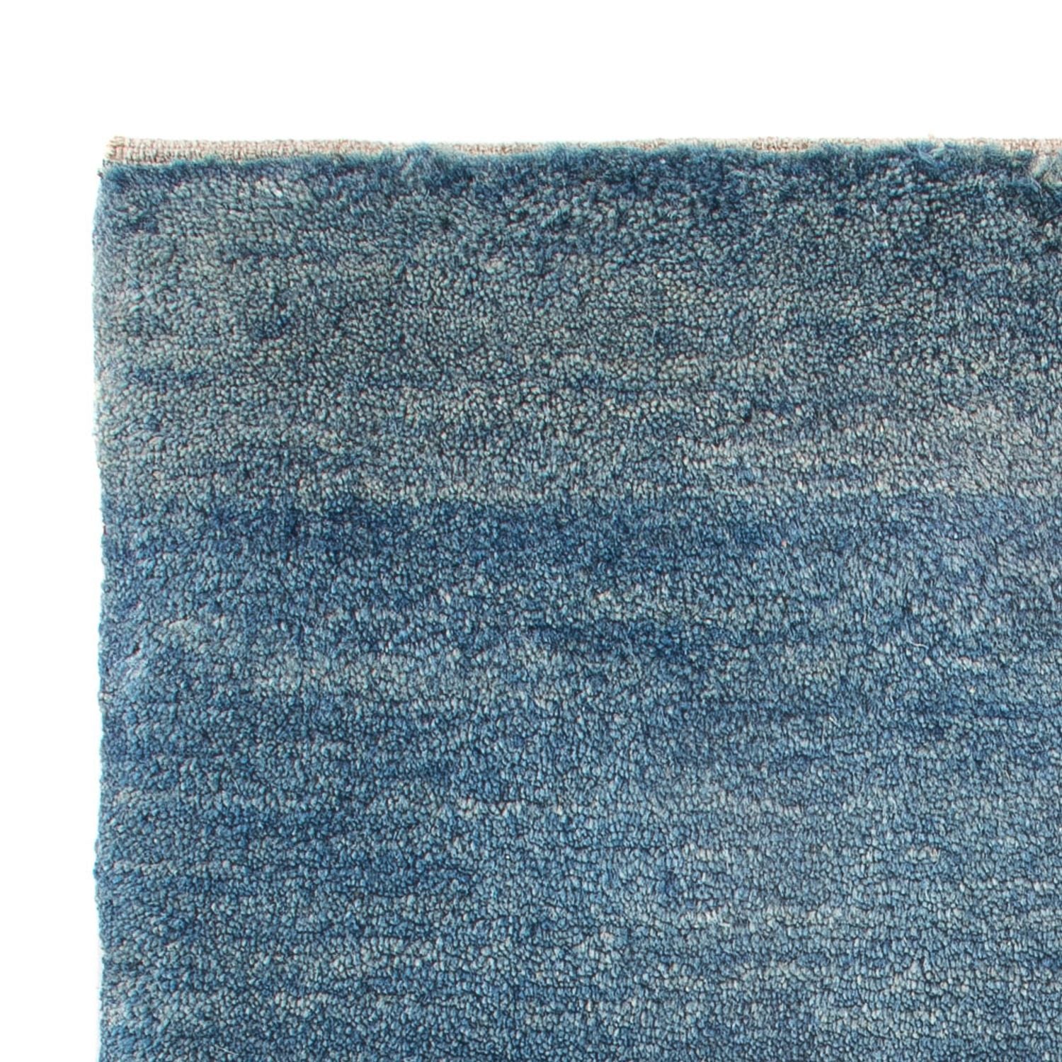 Tappeto Gabbeh - Persero - 88 x 62 cm - blu mare
