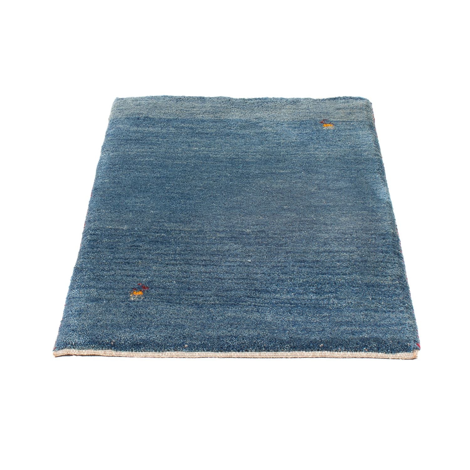 Tappeto Gabbeh - Persero - 88 x 62 cm - blu mare