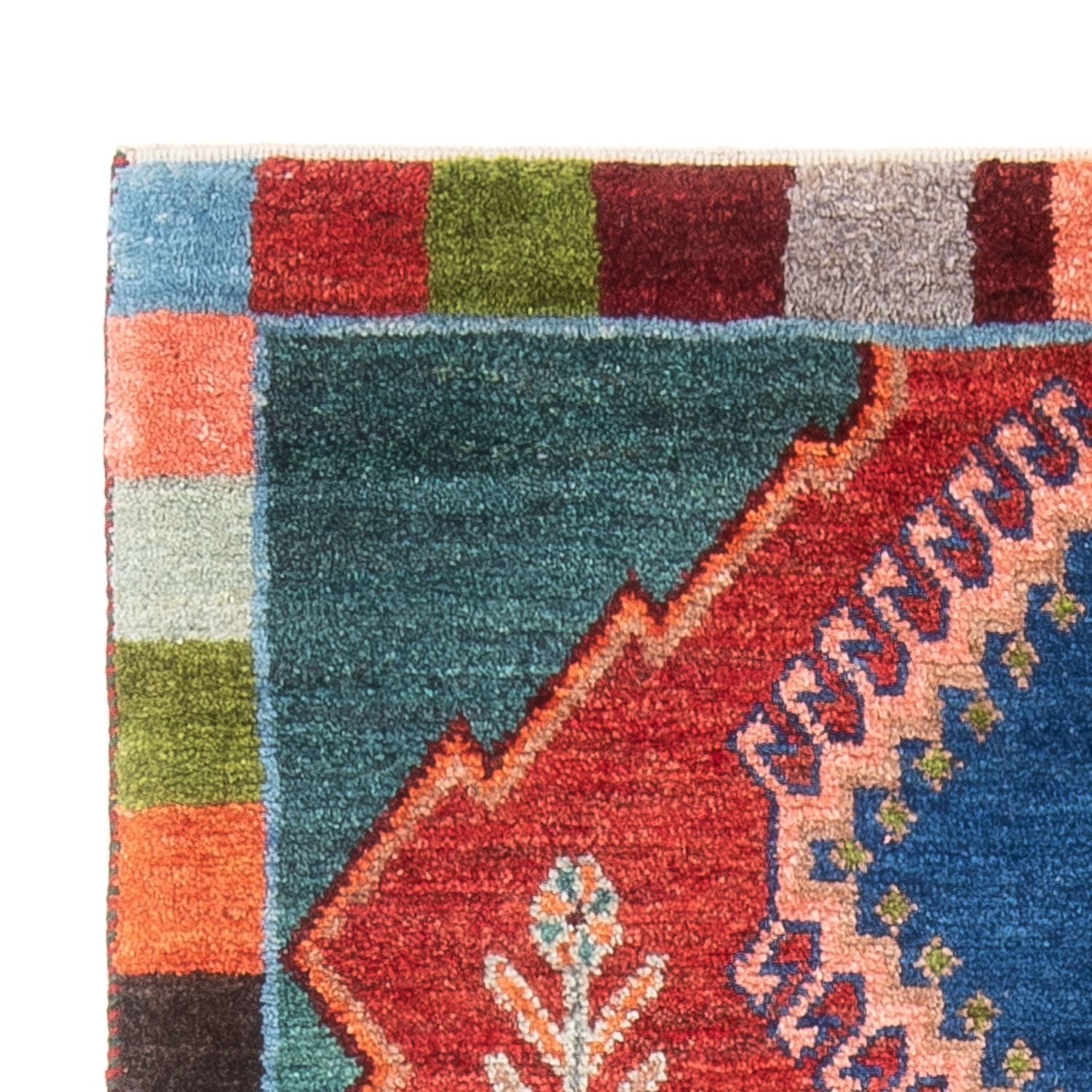 Tappeto Gabbeh - Persero - 149 x 94 cm - rosso