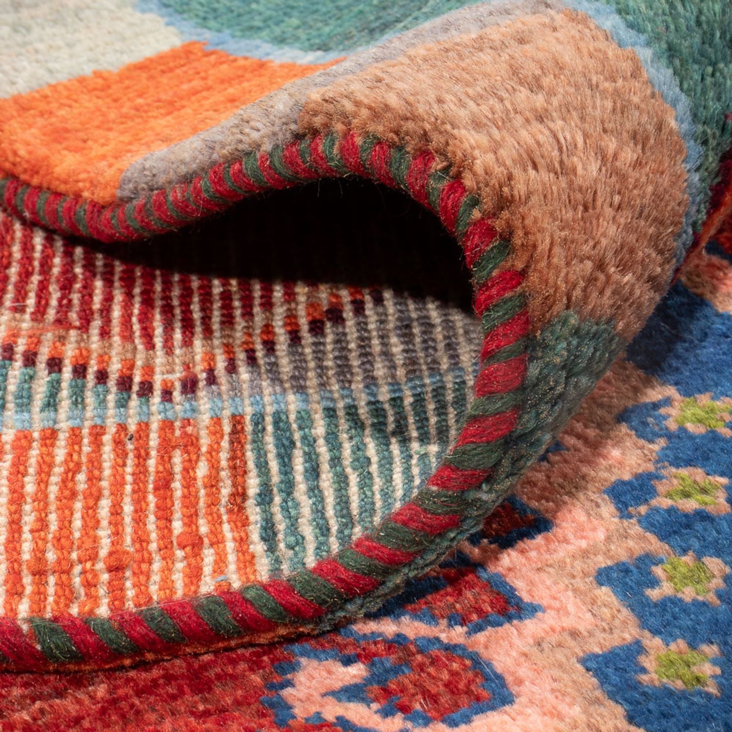 Tappeto Gabbeh - Persero - 149 x 94 cm - rosso