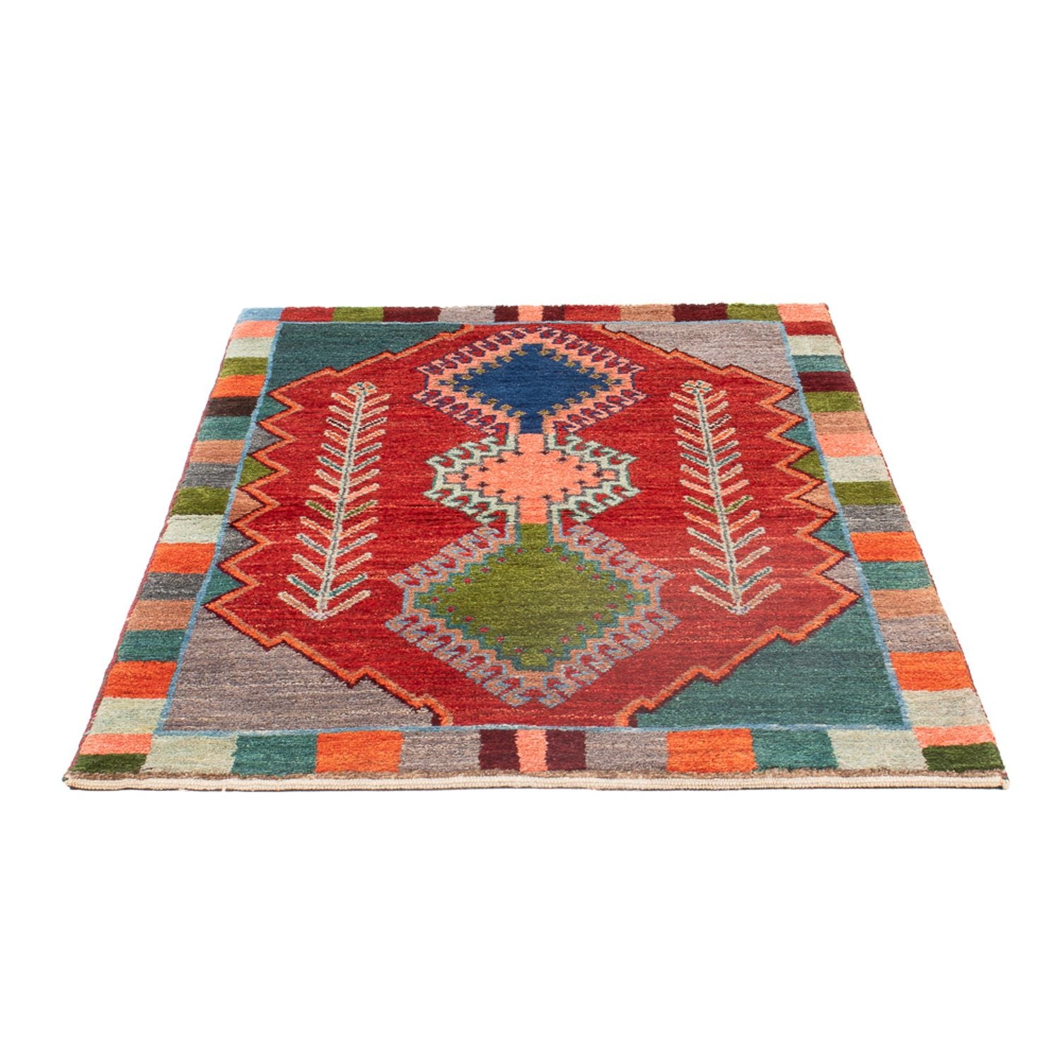 Tappeto Gabbeh - Persero - 149 x 94 cm - rosso
