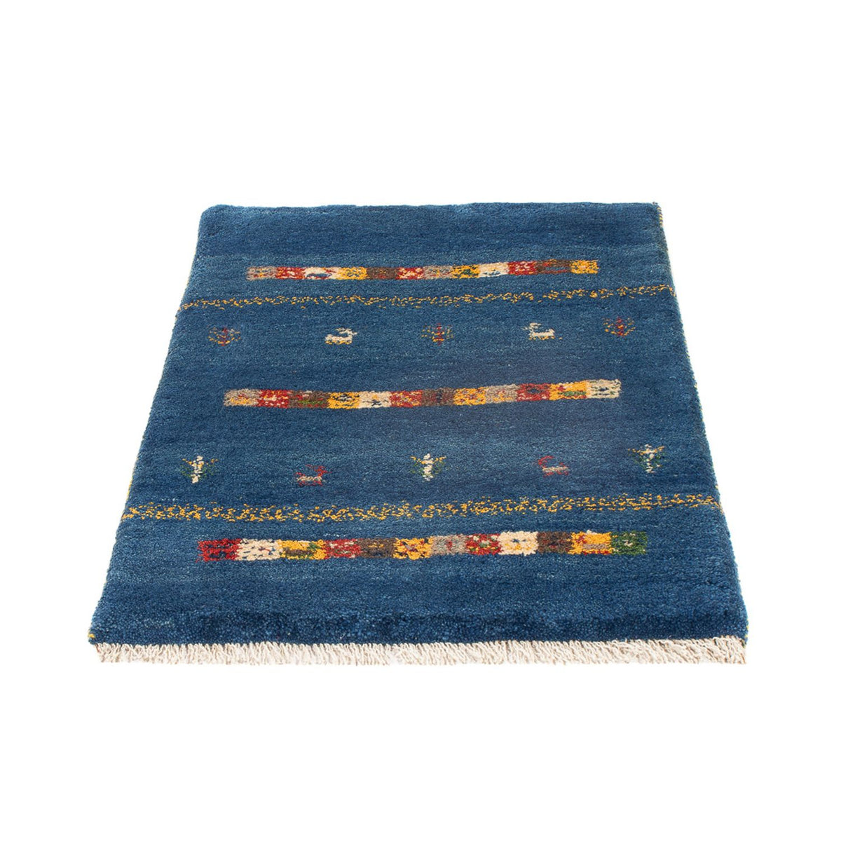 Tappeto Gabbeh - Persero - 87 x 63 cm - multicolore