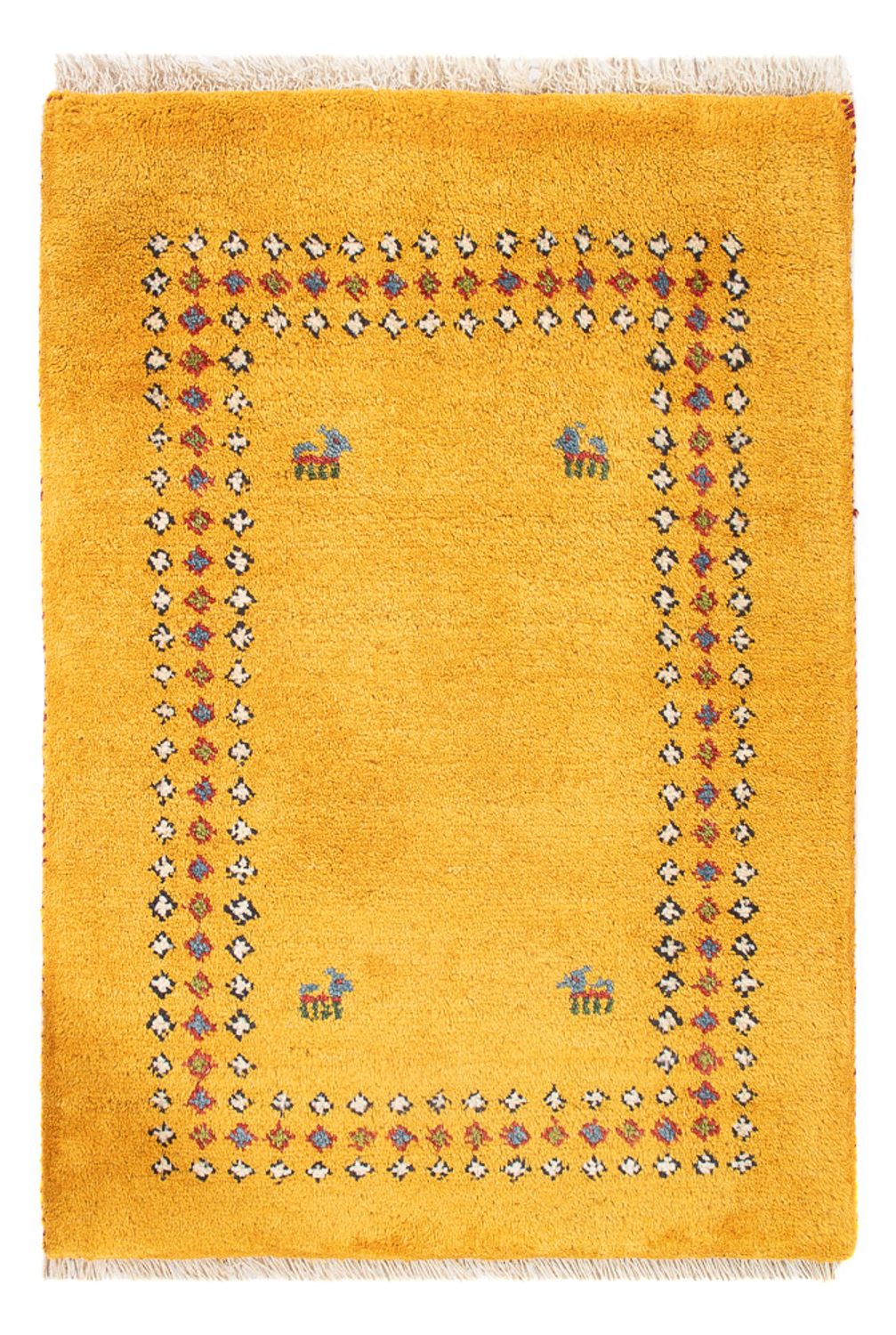 Tappeto Gabbeh - Persero - 84 x 62 cm - oro