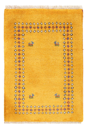 Tappeto Gabbeh - Persero - 84 x 62 cm - oro