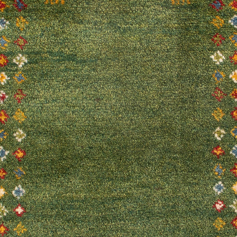 Tappeto Gabbeh - Persero - 89 x 62 cm - verde mare