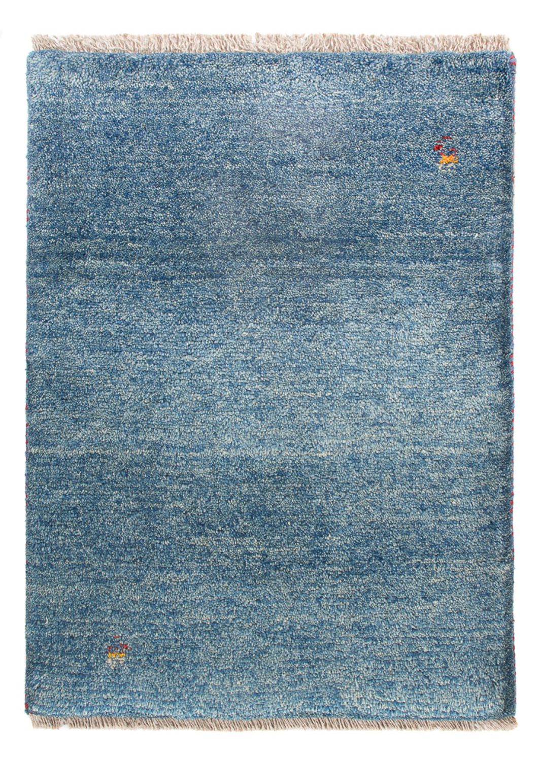 Tappeto Gabbeh - Persero - 85 x 61 cm - blu mare
