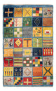 Gabbeh Persiano Tappeto 98x61cm - Perserteppich Wollteppich