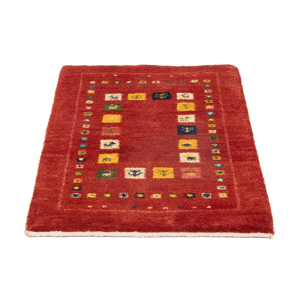 Tappeto Gabbeh - Persero - 88 x 59 cm - multicolore