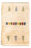 Tappeto Gabbeh - Persero - 60 x 40 cm - multicolore