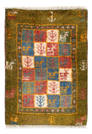 Tappeto Gabbeh - Persero - 60 x 40 cm - multicolore