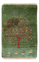 Gabbeh persiano Tappeto 60x40cm - Perserteppich Wollteppich