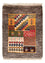Tappeto Gabbeh - Persero - 60 x 40 cm - multicolore