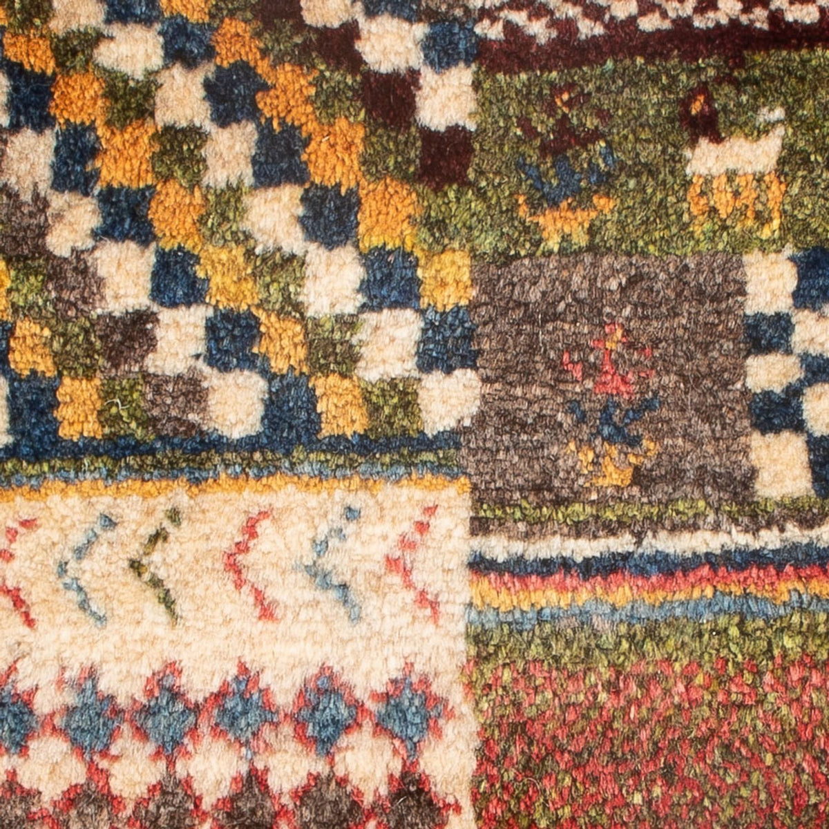 Tappeto Gabbeh - Persero - 60 x 40 cm - multicolore