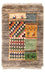 Tappeto Gabbeh - Persero - 60 x 40 cm - multicolore
