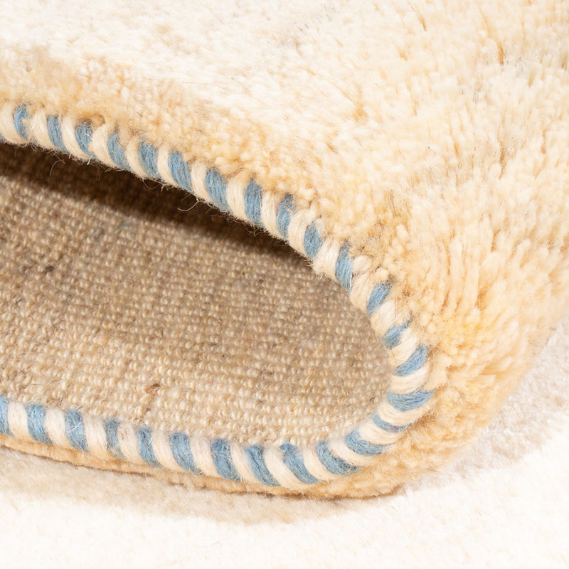 Tappeto Gabbeh - Persero - 152 x 98 cm - bianco naturale