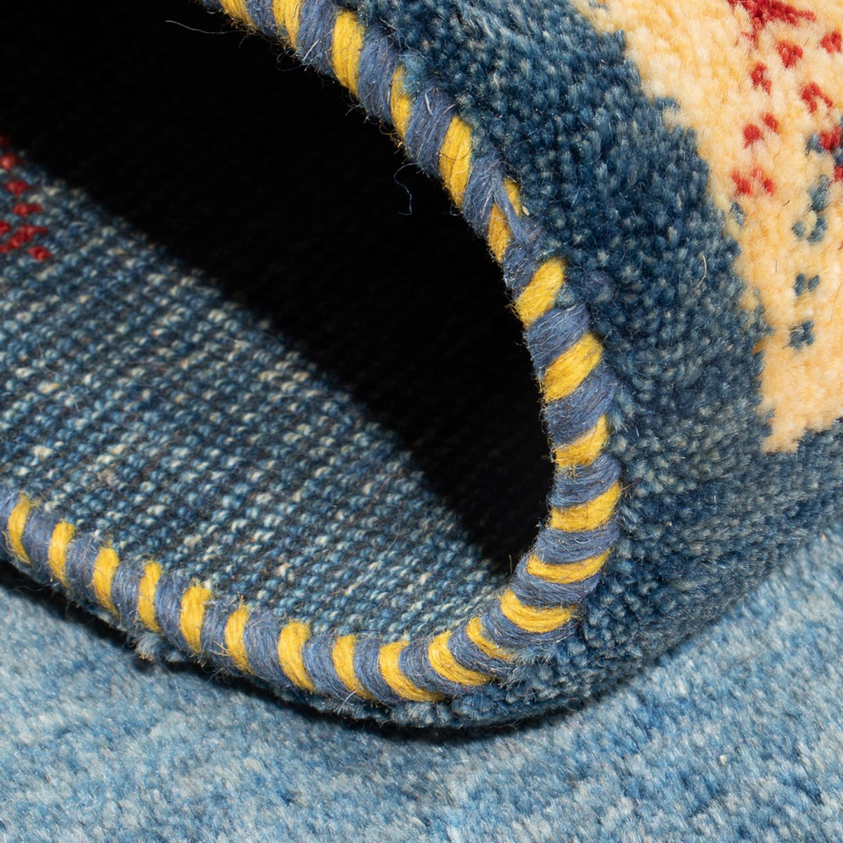 Tappeto corsia Tappeto Gabbeh - Persero - 136 x 52 cm - multicolore